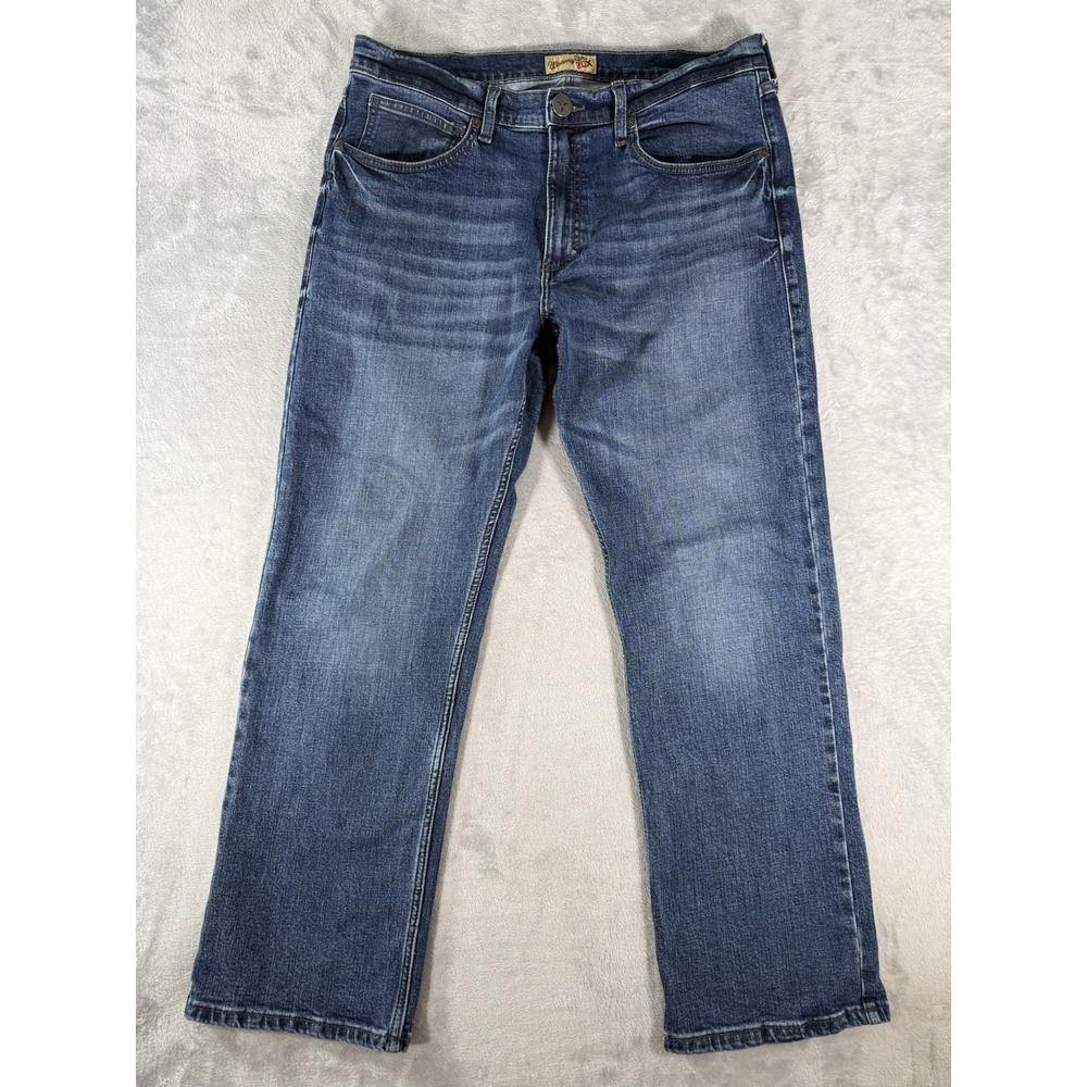 Wrangler 20X Jeans Mens 34x30 Actual 36x30 Blue Denim Cowboy Western